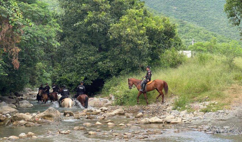 Agrupamiento Montado de la Guardia Estatal refuerza vigilancia en zonas de difícil acceso